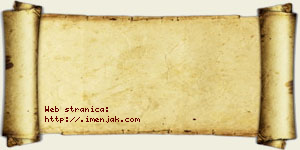 Jovana Adžić vizit kartica